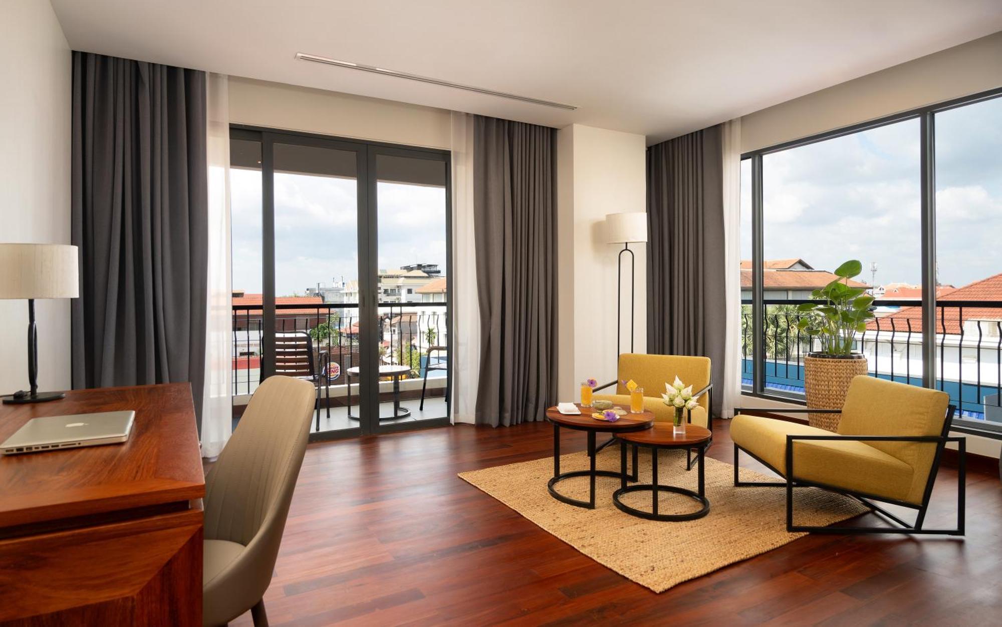 Koulen Central Hotel Siem Reap Exteriör bild